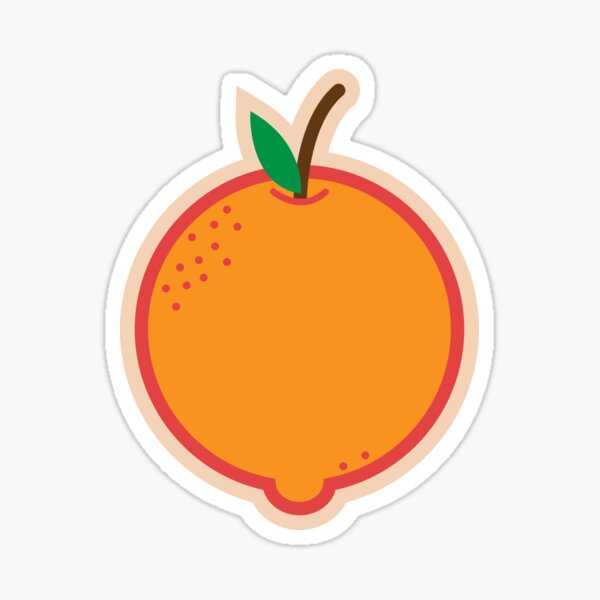 summer orange Sticker
