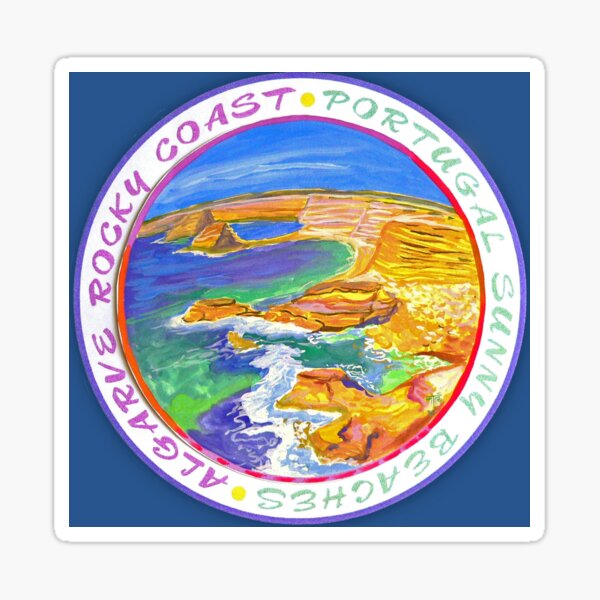 algarve coast Sticker