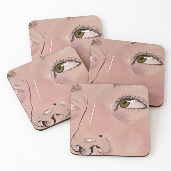 Item preview, Close Up Face Portrait designed and sold by ElliotMakesArt.