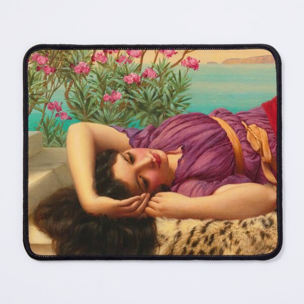 Item preview, Dolce Far Niente, jw godward  "Girl with a beautiful transparent Summer purple Dress" John William Godward designed and sold by TeeARTHY.