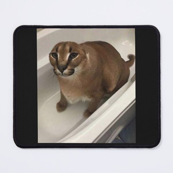 Caracal Cat Big Floppa Meme Mouse Pad Anti-Slip Rubber Mousepad