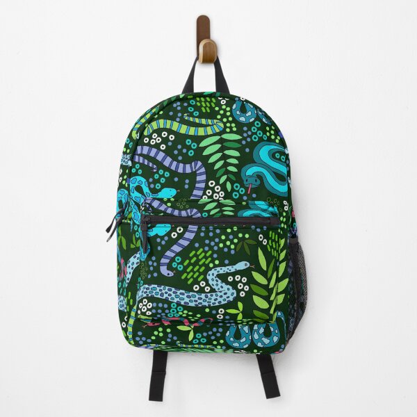 Item preview, Slithering Snakes - Blue & Green designed and sold by monitdesign.