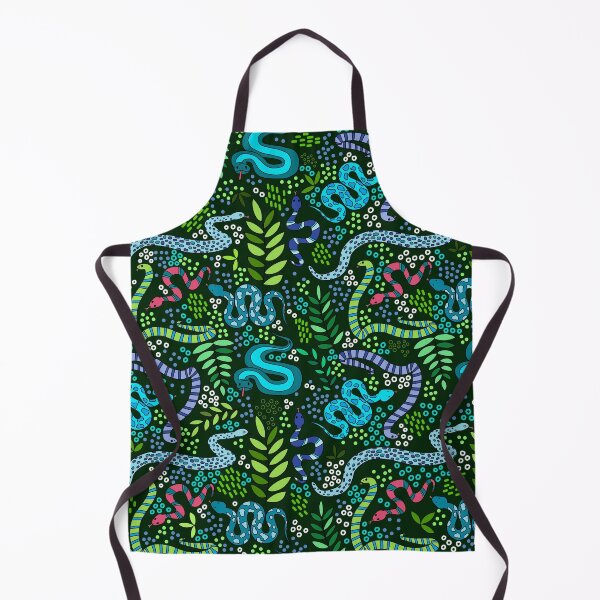 Item preview, Slithering Snakes - Blue & Green designed and sold by monitdesign.