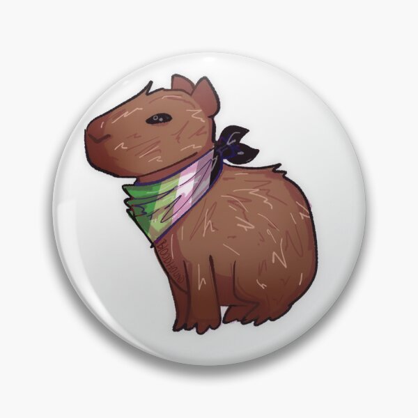 Item preview, Aromantic Capybara designed and sold by bl00ddhound33.