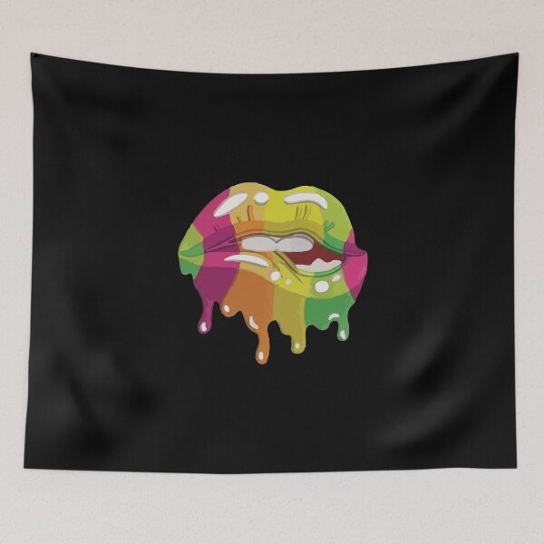 Item preview, Multicolored Dripping Lips designed and sold by Nedskr.