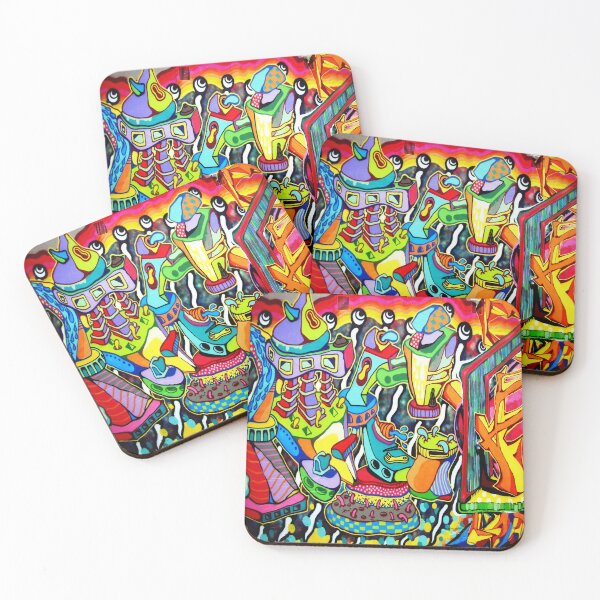 Item preview, Abstract graffiti  designed and sold by pnkpopcorn.