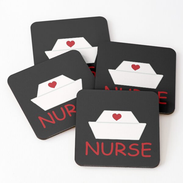Item preview, Nurse Hat with Love designed and sold by RepeatCandy.