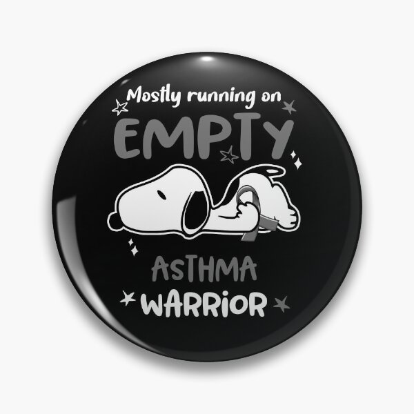 Item preview, Mostly Running on Empty Asthma Warrior designed and sold by Wlsnpeggy.