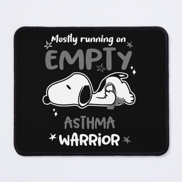 Item preview, Mostly Running on Empty Asthma Warrior designed and sold by Wlsnpeggy.