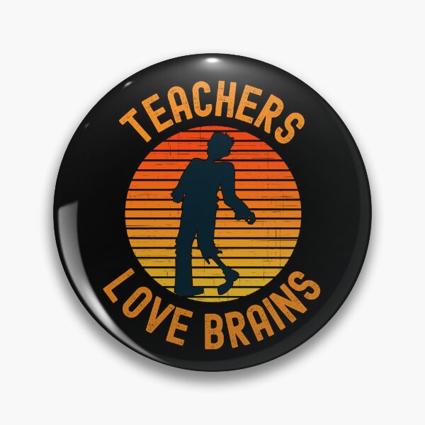 Item preview, Halloween Teacher - Teachers Love Brains - School Halloween Party, Autumn Teacher, Fall Teacher, Halloween Instructor designed and sold by jadedscientist.