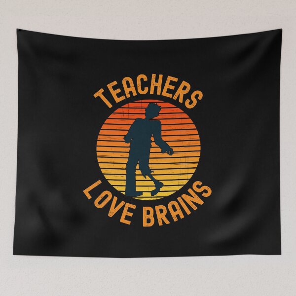 Item preview, Halloween Teacher - Teachers Love Brains - School Halloween Party, Autumn Teacher, Fall Teacher, Halloween Instructor designed and sold by jadedscientist.