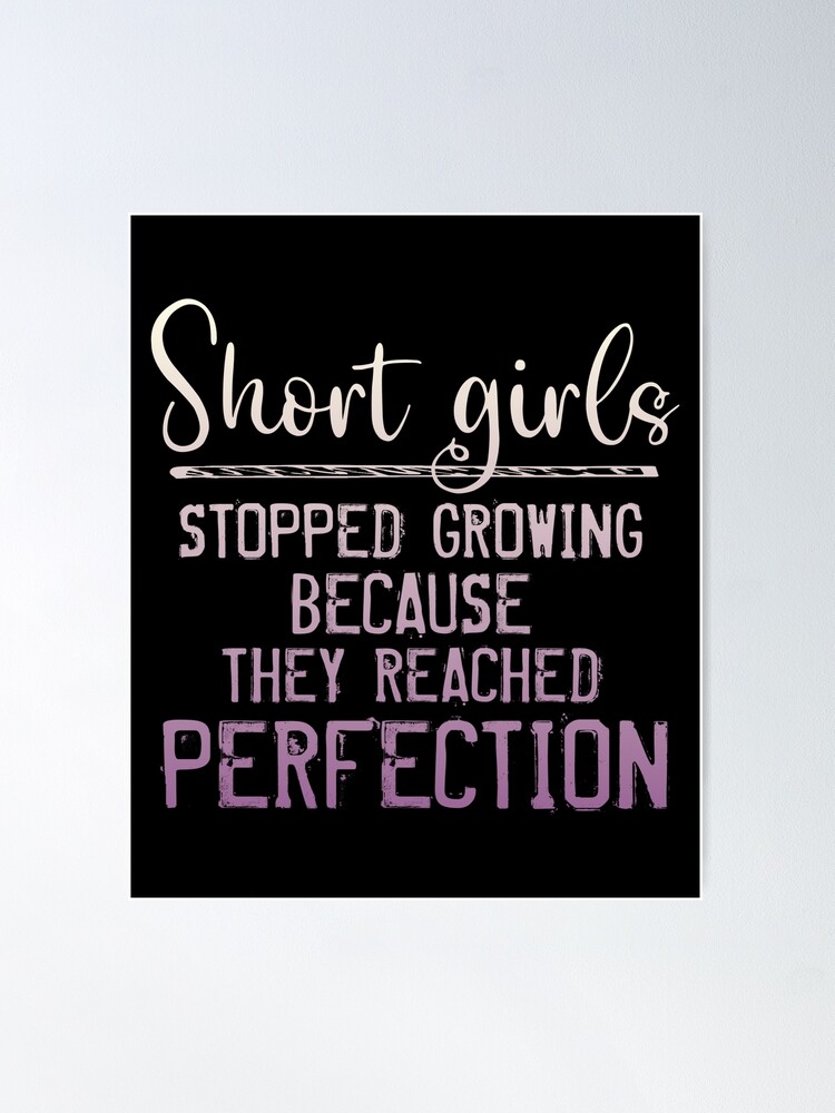 Short Girls Stopped Growing Perfection Front & Back Coffee Mug