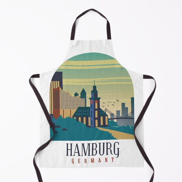 Item preview, Hamburg Germany Skyline designed and sold by Hoiho Adventure Shirts.