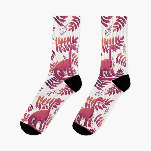 Item preview, Modern Dinosaur Pattern - Coral designed and sold by monitdesign.