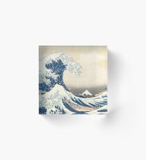 Bloque acrílico The great wave