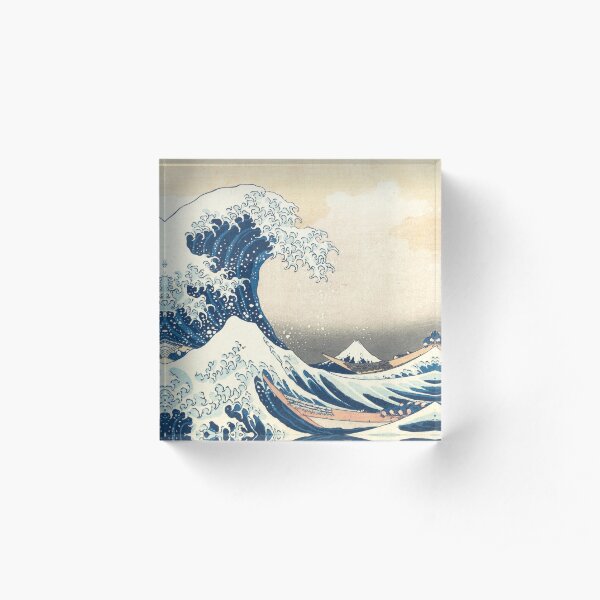 The great wave Acrylic Block