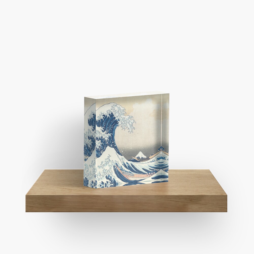 The great wave Acrylic Block