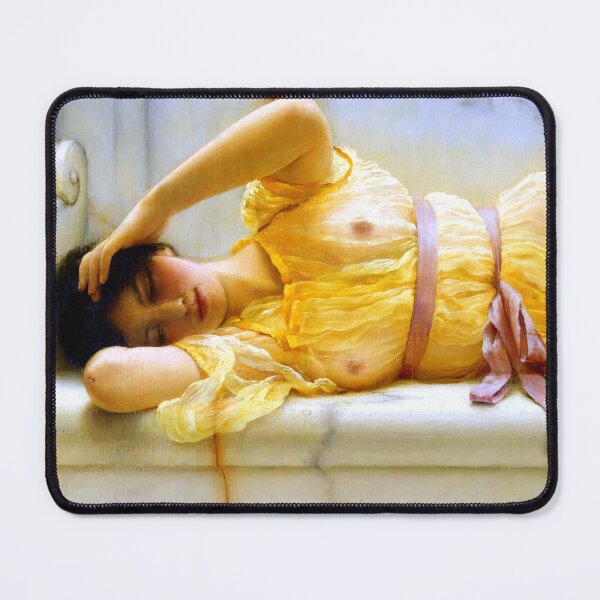 Item preview, Girl in Yellow Drapery , jw godward  "Girl with a beautiful transparent Summer Dress" John William Godward designed and sold by TeeARTHY.
