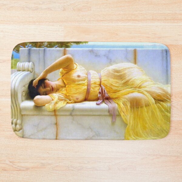 Item preview, Girl in Yellow Drapery , jw godward  "Girl with a beautiful transparent Summer Dress" John William Godward designed and sold by TeeARTHY.