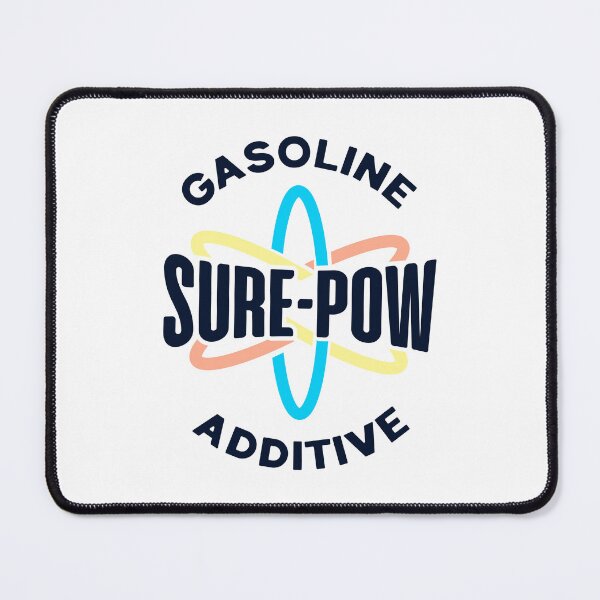 Item preview, Sure-Pow Gasoline Additive (Logo Only - White) designed and sold by Justin Ellis.