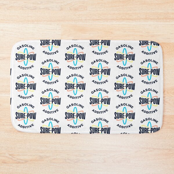Item preview, Sure-Pow Gasoline Additive (Logo Only - White) designed and sold by Justin Ellis.