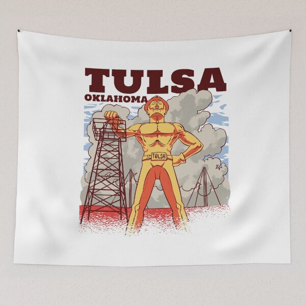 Item preview, Golden Driller Tulsa Oklahoma  designed and sold by Hoiho Adventure Shirts.