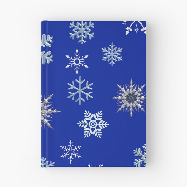 Item preview, Snowflakes on royal blue background, regular grid. designed and sold by imyournightmare.