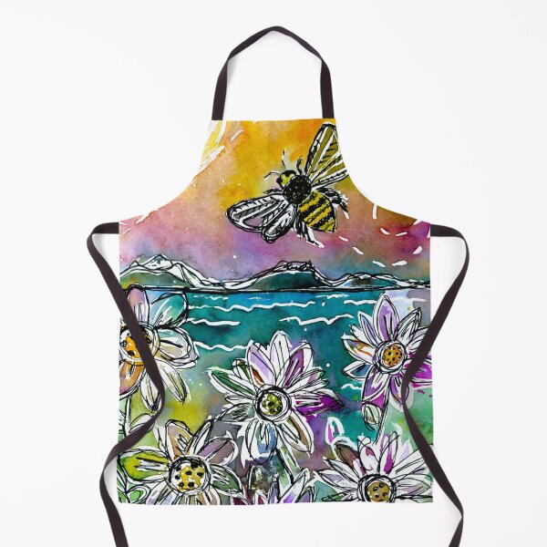 Item preview, Just Buzzing Around Watercolor Painting Bees designed and sold by JoanneHerrmann.
