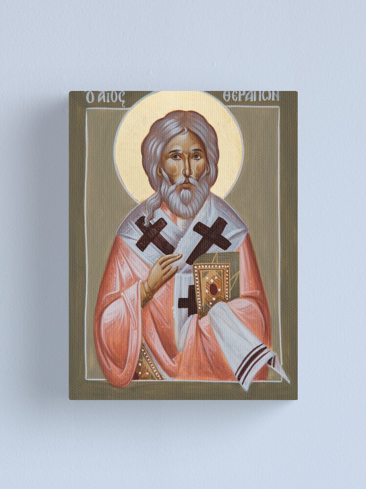 Alternate view of St Therapon Canvas Print
