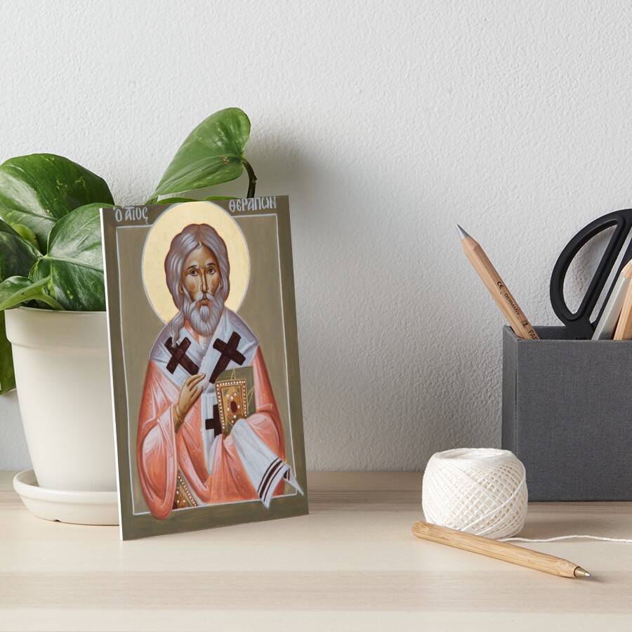 St Therapon Art Board Print