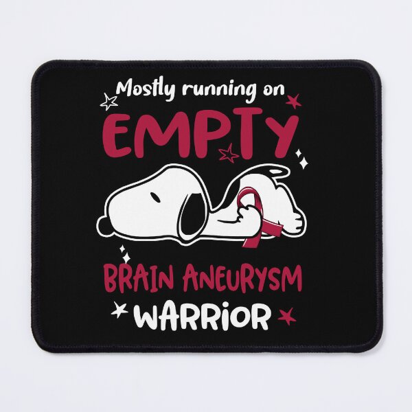 Item preview, Mostly Running on Empty Brain Aneurysm Warrior designed and sold by Wlsnpeggy.