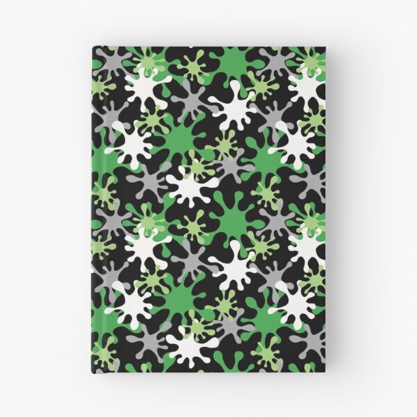 Item preview, Aromantic Pride Splat Pattern designed and sold by Argent Whiskers.