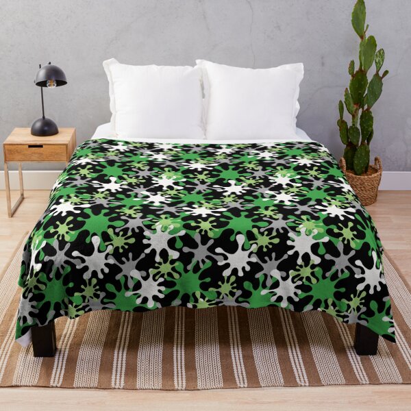 Item preview, Aromantic Pride Splat Pattern designed and sold by Argent Whiskers.