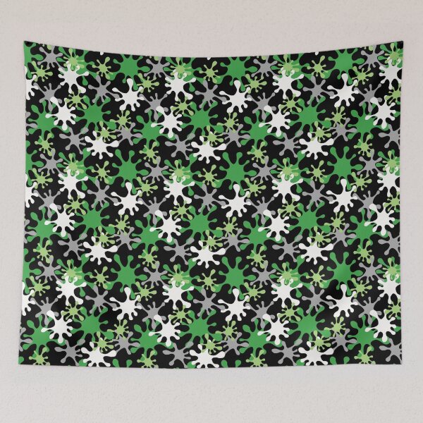 Item preview, Aromantic Pride Splat Pattern designed and sold by Argent Whiskers.