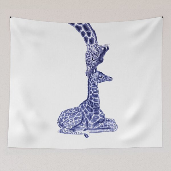 Item preview, Tenderness - blue colorized version designed and sold by SylvieG18.
