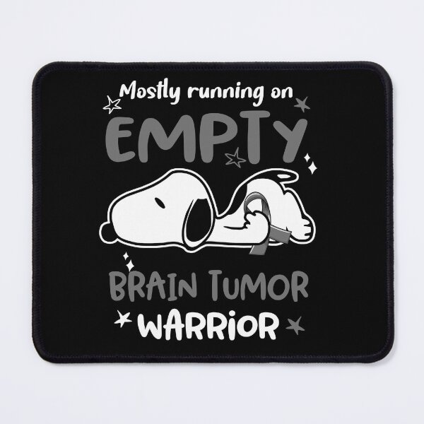 Item preview, Mostly Running on Empty Brain Tumor Warrior designed and sold by Wlsnpeggy.