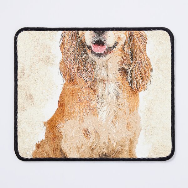 Item preview, So Cute and Hot, Cocker Spaniel Dog - Custom Pet Portrait Art Studio designed and sold by Custom Pet Portrait Art Studio.
