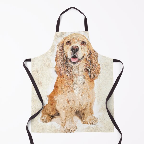 Item preview, So Cute and Hot, Cocker Spaniel Dog - Custom Pet Portrait Art Studio designed and sold by Custom Pet Portrait Art Studio.