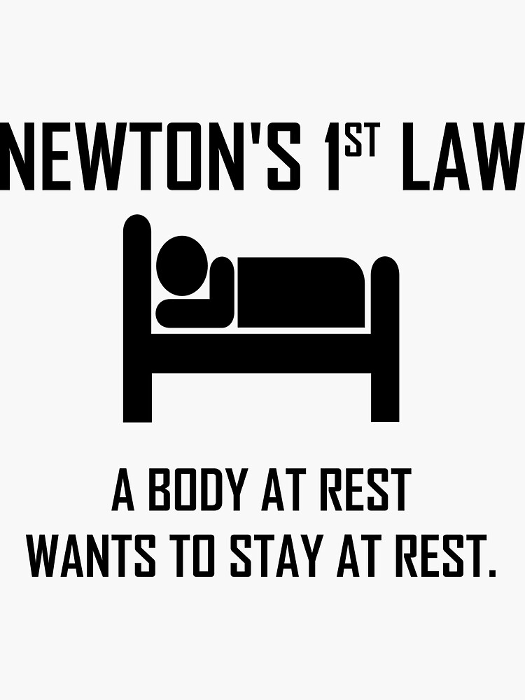 Newton's First Law- Funny Physics Joke by the-elements