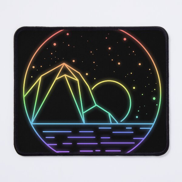 Item preview, Minimalistic Neon Pride Decal designed and sold by M-A-L.