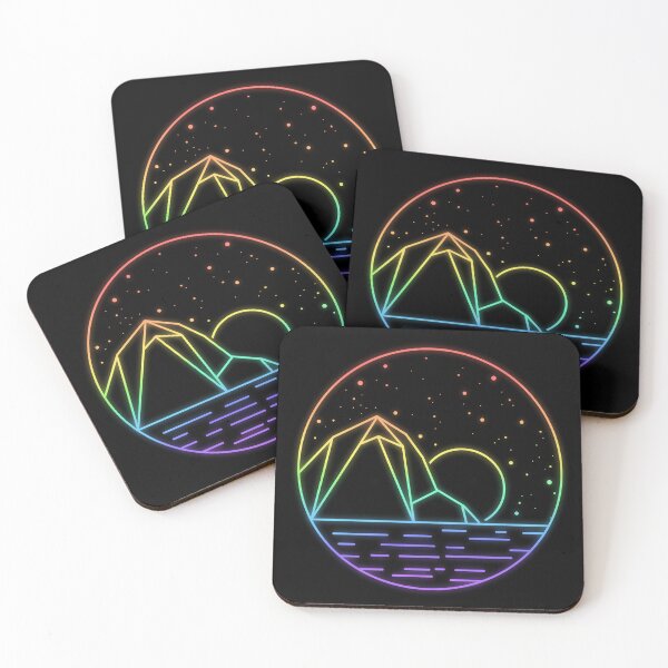 Item preview, Minimalistic Neon Pride Decal designed and sold by M-A-L.
