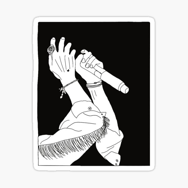 BTS suga hands black swan dance Sticker