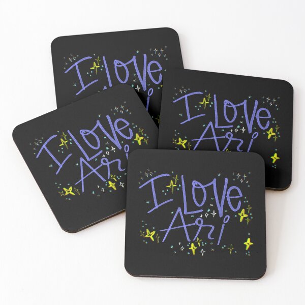 Item preview, I LOVE ARI CUSTOM NAME PURPLE  designed and sold by GIVENGRACE.ART.