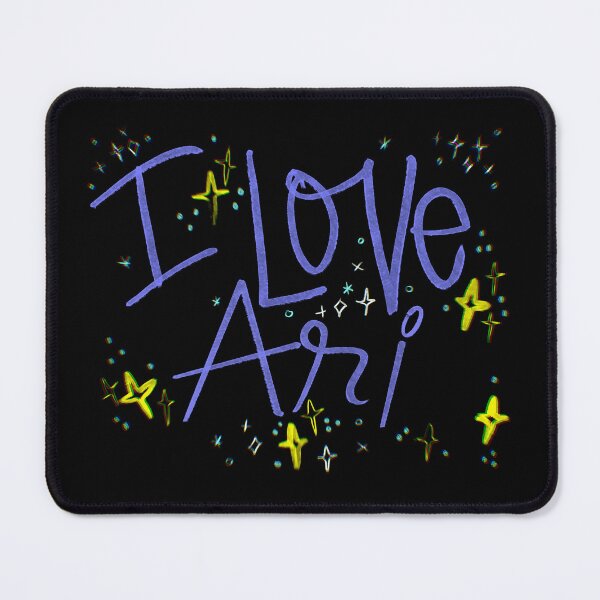 Item preview, I LOVE ARI CUSTOM NAME PURPLE designed and sold by GIVENGRACE.ART.