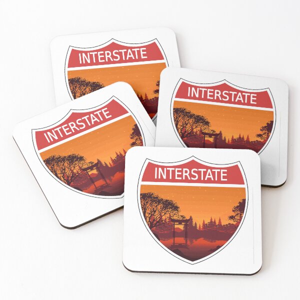 Item preview, Colorful Landscape Interstate Sign designed and sold by designsbyted.