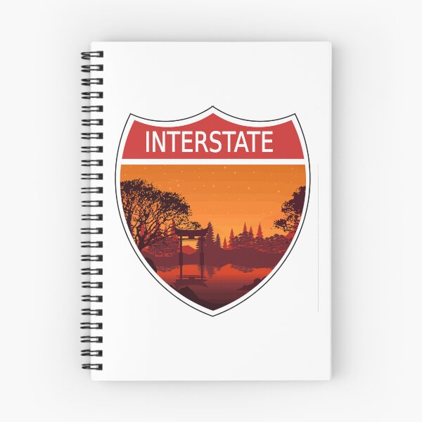 Item preview, Colorful Landscape Interstate Sign designed and sold by designsbyted.