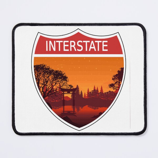 Item preview, Colorful Landscape Interstate Sign designed and sold by designsbyted.