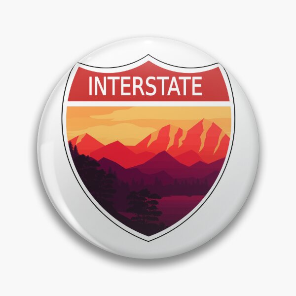 Item preview, Colorful Landscape Interstate Sign designed and sold by designsbyted.