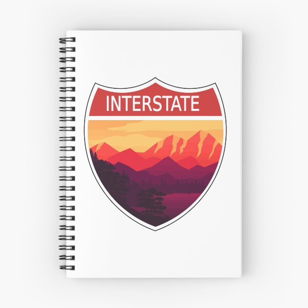Item preview, Colorful Landscape Interstate Sign designed and sold by designsbyted.