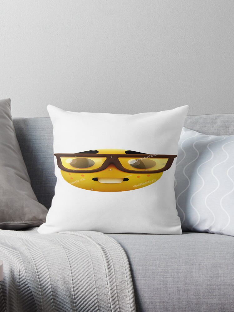 Nerd emoji orders pillow